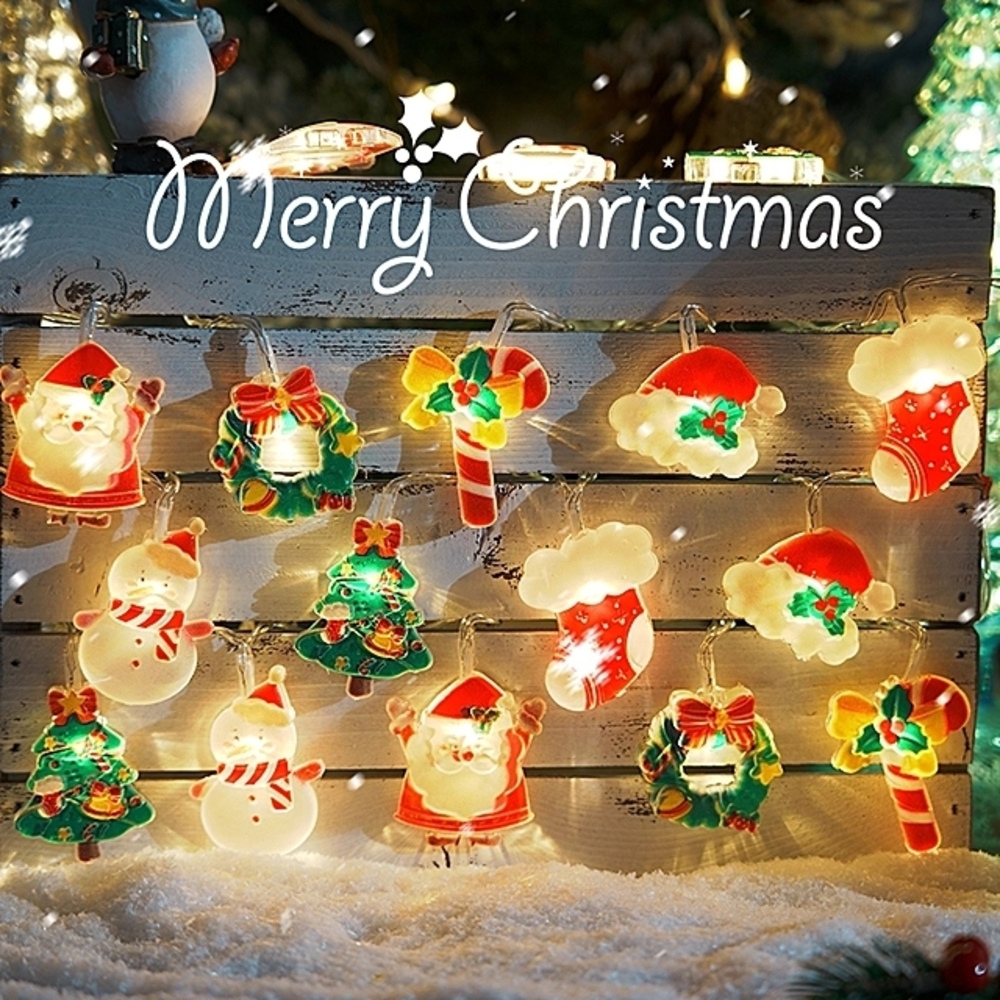 Festive Christmas String Lights – Multi-Color Holiday Decor